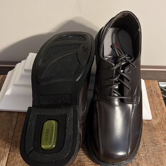 Boys dress Shoes Deer Stags  in dark brown - Picture 2 of 5